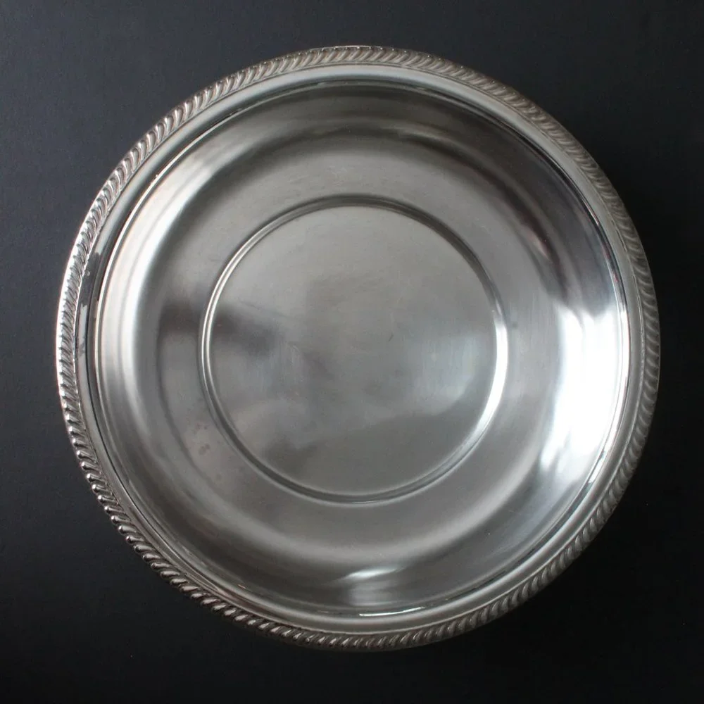 [RIDEAU PLATE] Lidded Silver Serving Tray with and Glass Dish - Picture 12 of 17